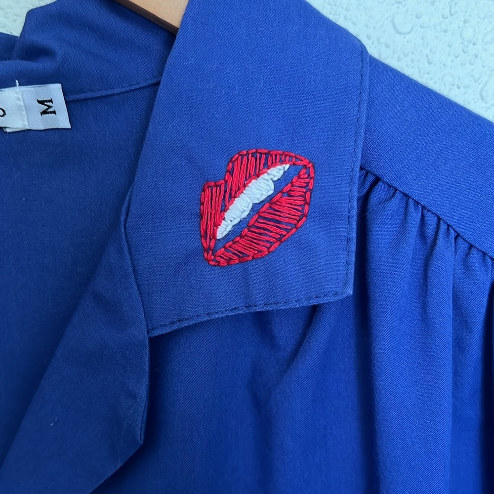 Embroidered Vintage Camp Shirt